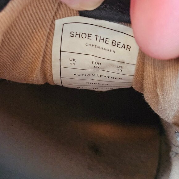 Shoe The Bear Men's Leather/Suede Sneakers, Black, Sz 12 - Picture 16 of 16